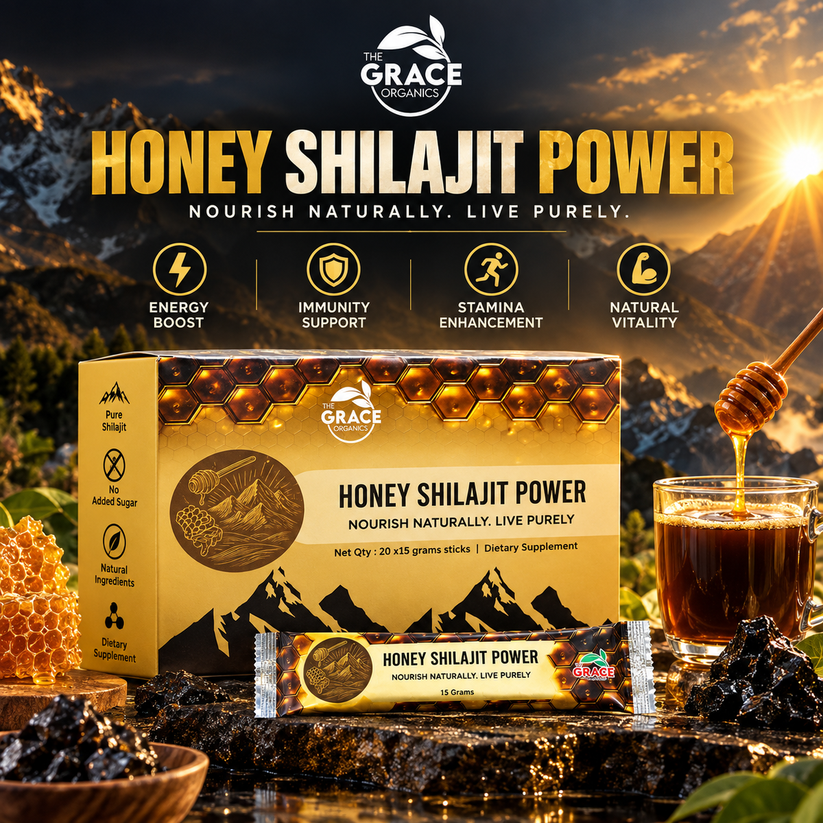 Honey Shilajit Power