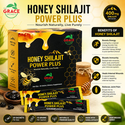 Honey Shilajit Power Plus