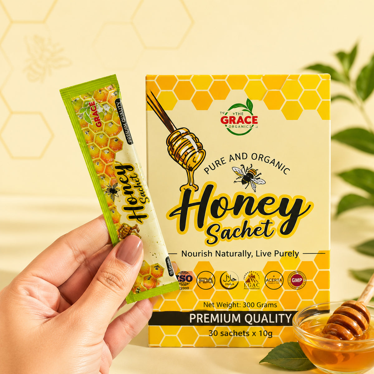 Pure & Organic Honey Sachet